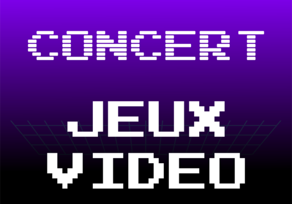 Affiche concert jeux video